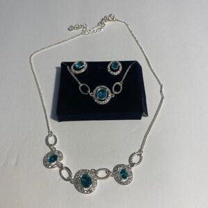 Sonia 3 Piece Jewelry Set December - Blue Zicon Color‎